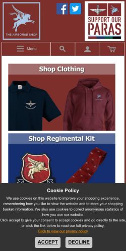Mobile page screenshot