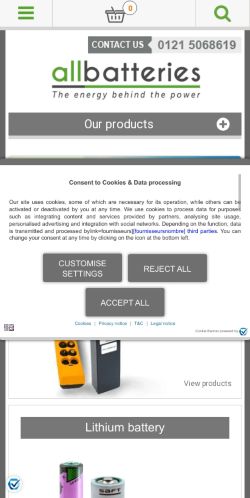 Mobile page screenshot