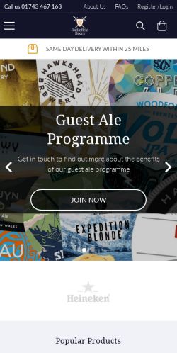 Mobile page screenshot