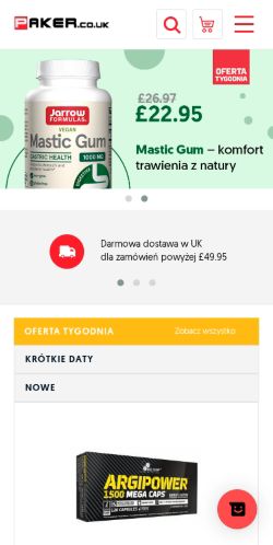 Mobile page screenshot