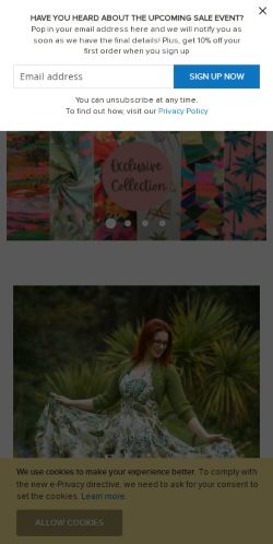 Mobile page screenshot