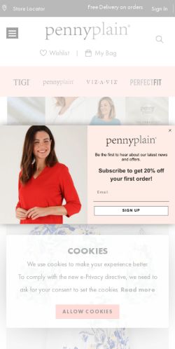 Mobile page screenshot