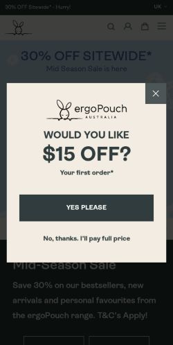Mobile page screenshot