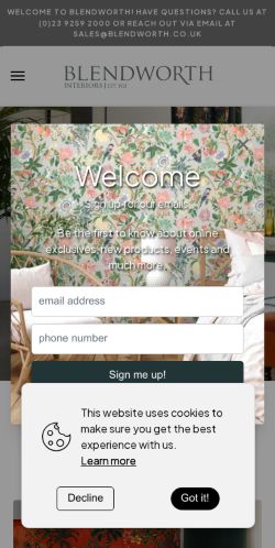 Mobile page screenshot