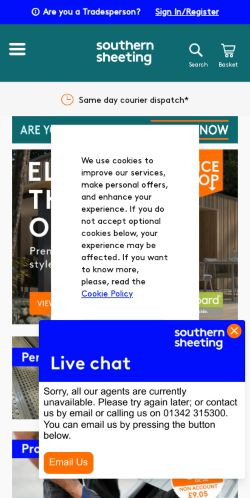 Mobile page screenshot