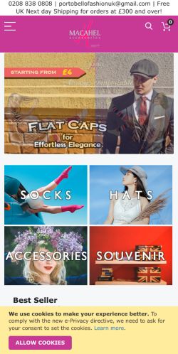 Mobile page screenshot