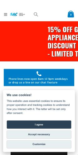 Mobile page screenshot