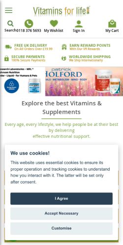 Mobile page screenshot