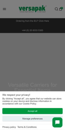 Mobile page screenshot