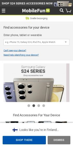 Mobile page screenshot