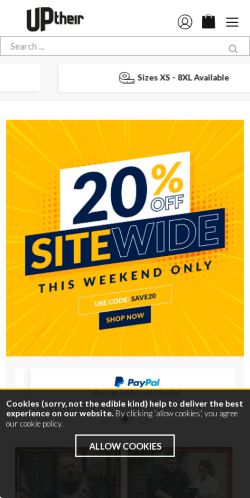 Mobile page screenshot