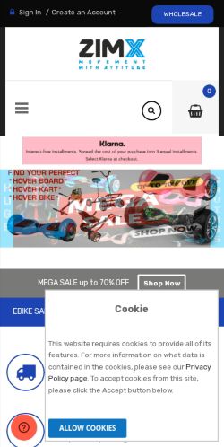 Mobile page screenshot