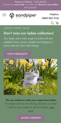 Mobile page screenshot