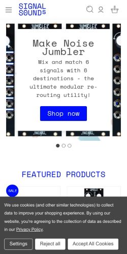 Mobile page screenshot