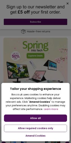 Mobile page screenshot