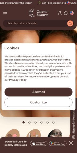 Mobile page screenshot