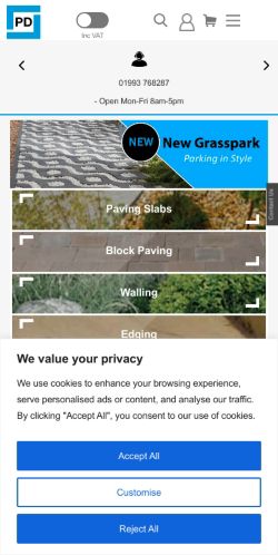 Mobile page screenshot