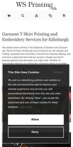 Mobile page screenshot