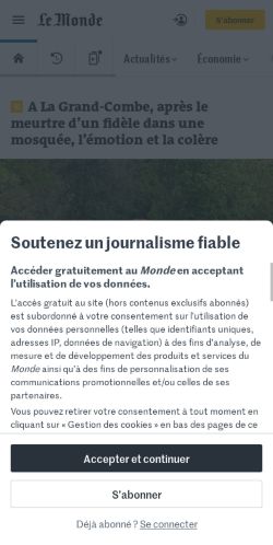 Mobile page screenshot