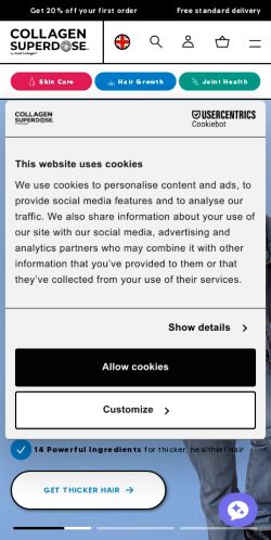 Mobile page screenshot