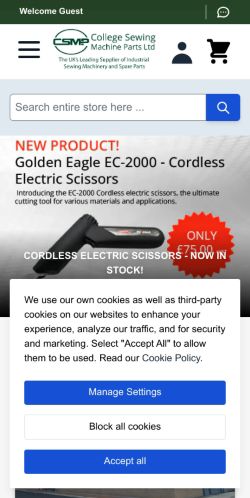 Mobile page screenshot