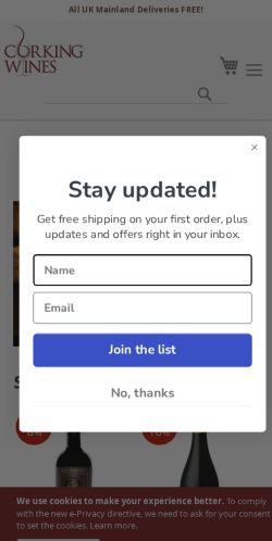 Mobile page screenshot