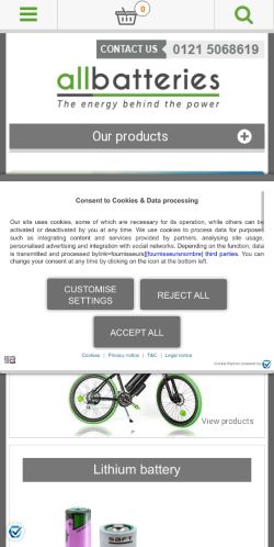 Mobile page screenshot