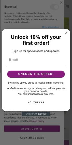 Mobile page screenshot