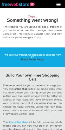 Mobile page screenshot