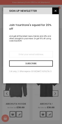 Mobile page screenshot