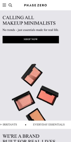 Mobile page screenshot