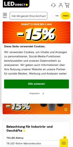 Mobile page screenshot