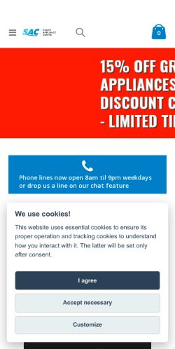 Mobile page screenshot