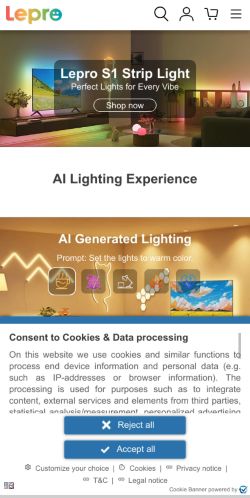 Mobile page screenshot