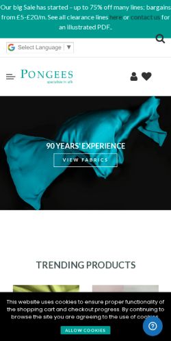 Mobile page screenshot