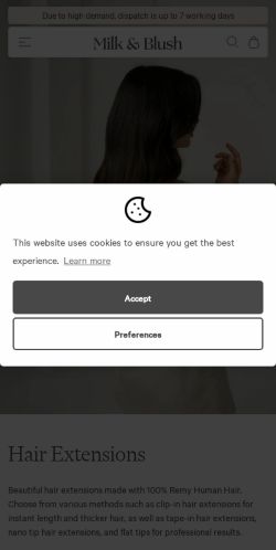 Mobile page screenshot