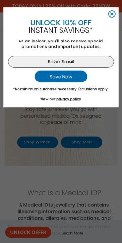 Mobile page screenshot