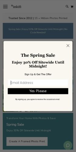 Mobile page screenshot