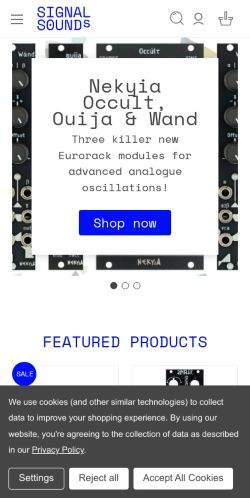 Mobile page screenshot