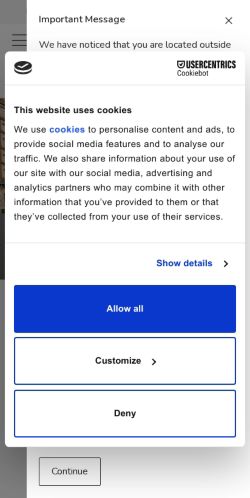 Mobile page screenshot