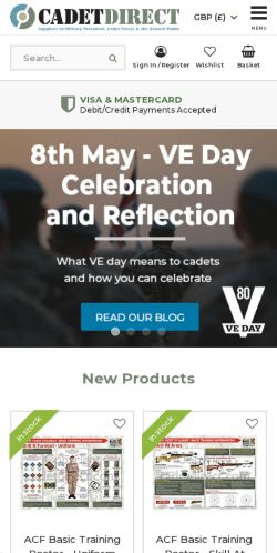 Mobile page screenshot