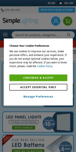 Mobile page screenshot