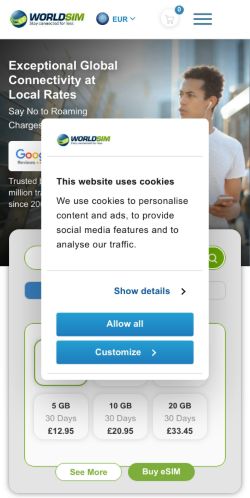 Mobile page screenshot