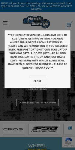 Mobile page screenshot
