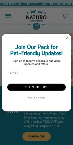 Mobile page screenshot