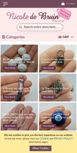 Mobile page screenshot