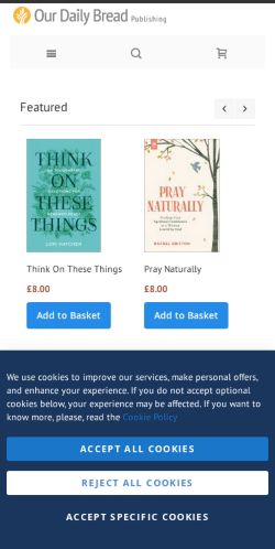 Mobile page screenshot