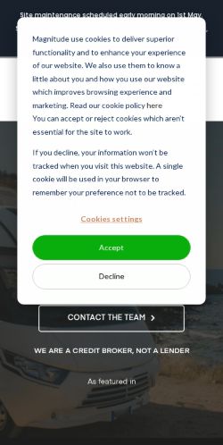 Mobile page screenshot
