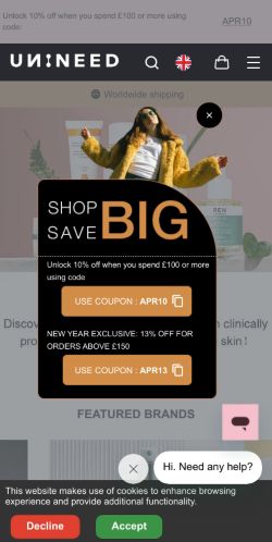 Mobile page screenshot