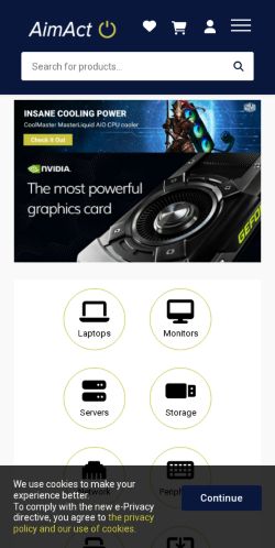 Mobile page screenshot